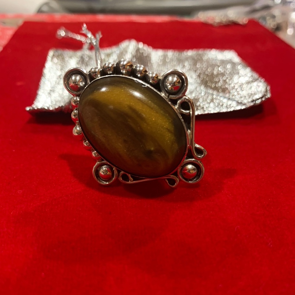 Tiger eye ring